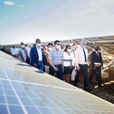 01 JUIN 2021 - Inauguration de la centrale solaire d’Andranotakatra, Belobaka, Région Boeny