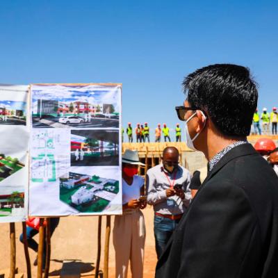 Construction de la nouvelle université d'Antsirabe