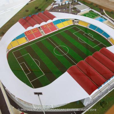 Construction du nouveau Stade du Club Elgeco Plus