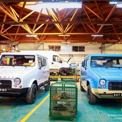 Visite du PRM à l’usine de construction automobile Karenjy